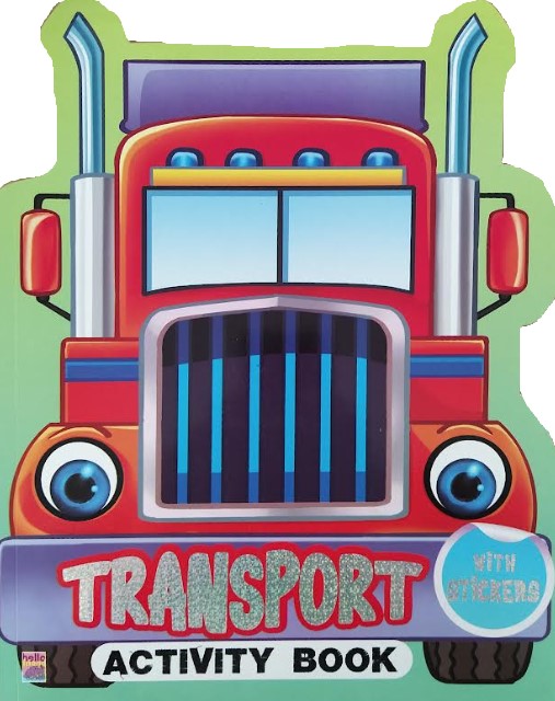 TRANSPORT ACTIVITY BOOK (WITH STICKERS)